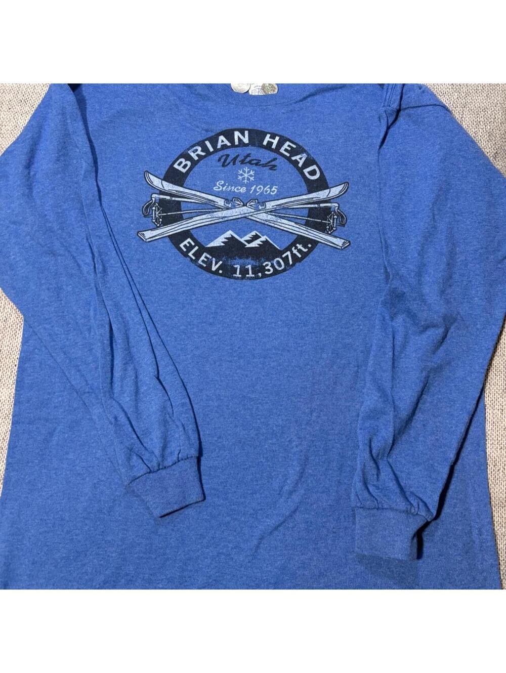 Vintage Brian Head Utah Ski Resort Sweatshirt - L - 0234